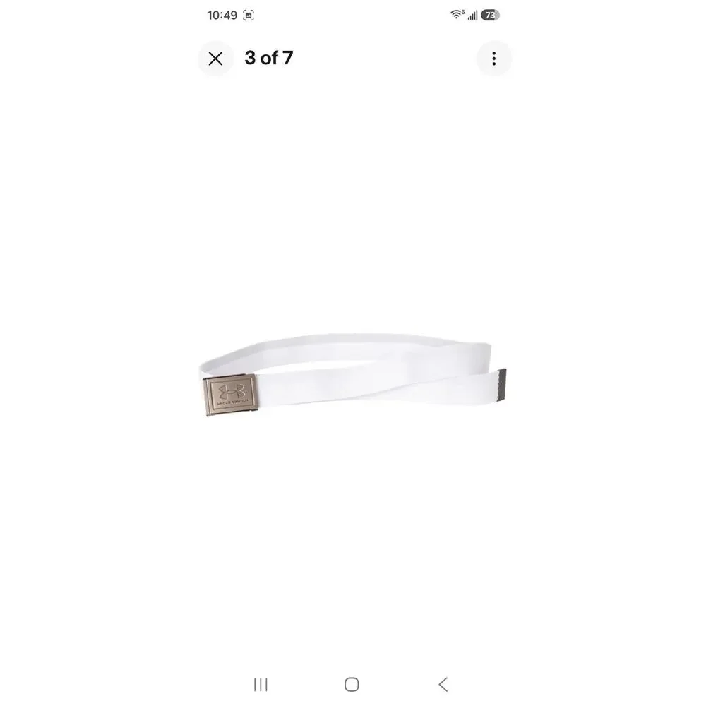 Under Armour Men's Webbing Belt Ceinture-Sangle OSFM Taille Unique